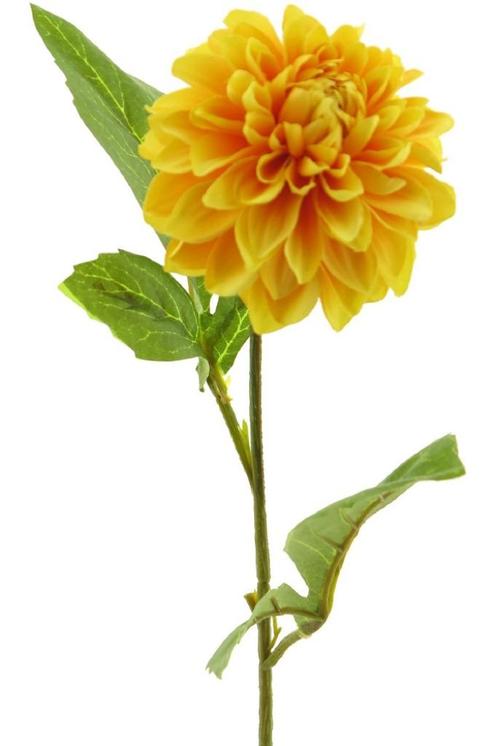 OPRUIMING - DAHLIA - KUNST - PERZIK - VAN 4,50 NU 2,50, Huis en Inrichting, Woonaccessoires | Kunstplanten en Kunstbloemen, Nieuw