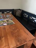 Prachtige teakhouten eettafel, Huis en Inrichting, Ophalen, Teakhout, 50 tot 100 cm, Zo goed als nieuw