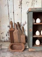 Lot oude houten boterplankjes en een botervorm, Antiek en Kunst, Ophalen of Verzenden
