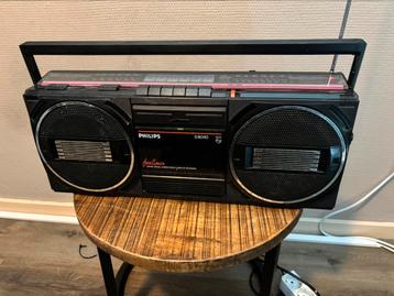 Philips D8040 radio cassette speler vintage boombox beschikbaar voor biedingen