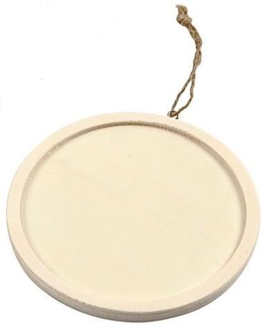 Triplex lijst rond Ø 11,2 cm dikte 8 mm met ophangkoord, Hobby en Vrije tijd, Knutselen, Nieuw, Materiaal, Ophalen of Verzenden