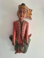 Te koop Thais houten beeldje, Antiek en Kunst, Ophalen of Verzenden