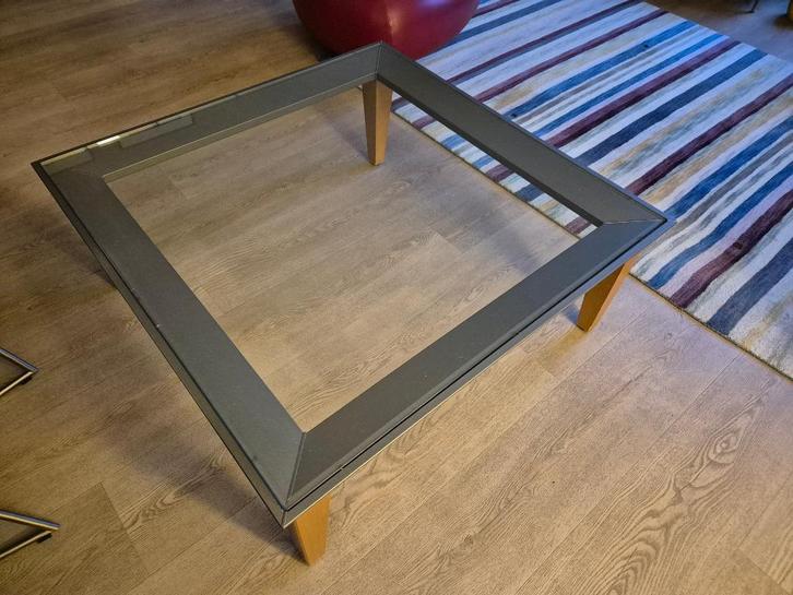 T.e.a.b. Leolux salontafel, Huis en Inrichting, Tafels | Salontafels, Gebruikt, Minder dan 50 cm, 50 tot 100 cm, 100 tot 150 cm