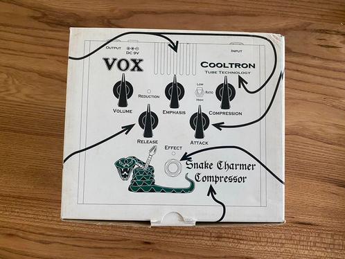 Waanzinnige Vox Snake Charmer buizen conpressor, Muziek en Instrumenten, Effecten, Zo goed als nieuw, Compressor, Ophalen of Verzenden