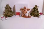 Oud houten pop engel kaars poppenhuis miniaturen popje kerst, Diversen, Kerst, Verzenden