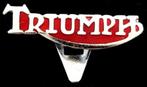 Triumph knoop-speld- rood emaille, Verzenden, Nieuw, Transport, Speldje of Pin