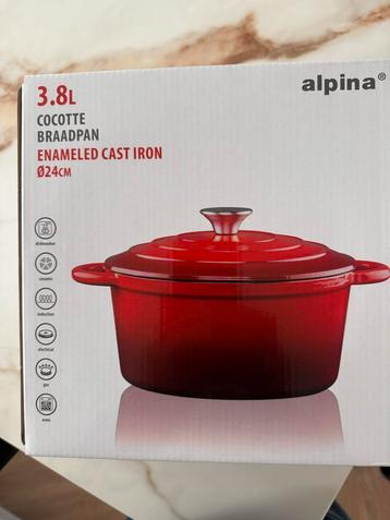 Alpina Cocotte Braadpan 3.8L beschikbaar voor biedingen