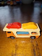 Matchbox autotransporter, Hobby en Vrije tijd, Modelauto's | Overige schalen, Ophalen of Verzenden, Zo goed als nieuw, Bus of Vrachtwagen