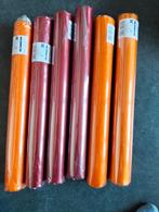 Nieuwe organzarollen in rood en oranje, Ophalen of Verzenden, Nieuw, Materiaal