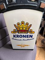 Bier Reclamebord met Verlichting - Kronen, Ophalen, Gebruikt
