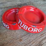 Tuborg emaille asbakken, Ophalen of Verzenden, Zo goed als nieuw, Gebruiksvoorwerp
