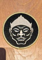 Madju Embleem Demonenkop Y Brigade KNIL Luchtmobiel Indië, Verzamelen, Ophalen of Verzenden, Landmacht, Nederland, Embleem of Badge