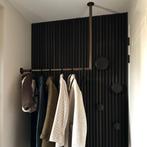 Garderobestang hoek brons, Wandkapstok, 100 tot 150 cm, Nieuw, Ophalen of Verzenden