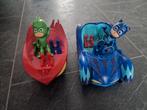 PJ Masks Voertuigen - Cat-Car en Gekko-Mobile, Ophalen of Verzenden, Gebruikt, Jongen of Meisje