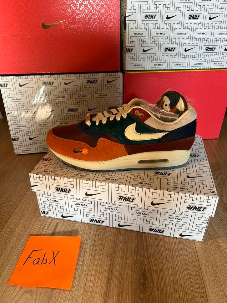 Nike Air Max 1 Kasina Won Ang Orange EU 44,5 New, Kleding | Heren, Schoenen, Nieuw, Sneakers of Gympen, Overige kleuren, Ophalen of Verzenden