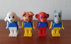Vintage Lego Fabuland jaren 80 - 4 losse figuurtjes izgst, Kinderen en Baby's, Speelgoed | Duplo en Lego, Ophalen of Verzenden