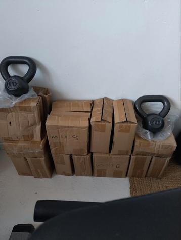 Kettlebells gietijzer grijs cast iron 4 / 5 Kg 84 Kg beschikbaar voor biedingen