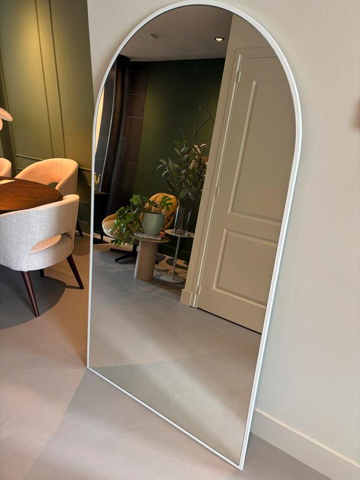 Grote staande spiegel wit - 180x100cm, Huis en Inrichting, Woonaccessoires | Spiegels, Zo goed als nieuw, 75 tot 100 cm, 150 tot 200 cm