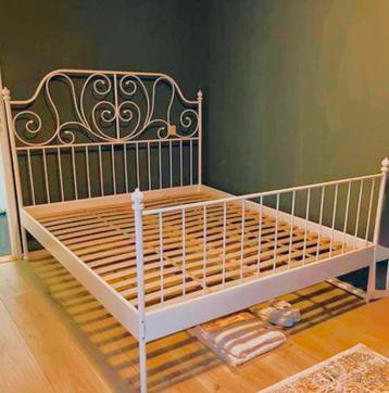 IKEA Leirvik bedframe 140x200 (excl. lattenbodem) - afbeelding 1