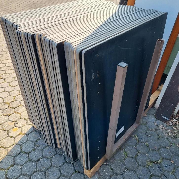 30 STUKS VOLKERN TRESPA PLATEN PANELEN 80X80 CM 13 MM, Doe-het-zelf en Verbouw, Hout en Planken, Gebruikt, Overige typen, Overige houtsoorten