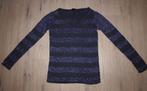 Antraciet met Paars Glitter Gestreepte Trui Mango (M), Maat 38/40 (M), Mango, Paars, Ophalen of Verzenden