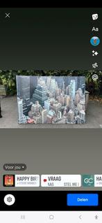 Canvas schilderij van New York, 140 x 200 cm, Huis en Inrichting, Woonaccessoires | Schilderijen, Tekeningen en Foto's, 125 cm of meer