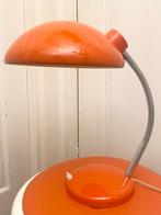 Oranje vintage Massive bureaulamp in Bauhaus stijl, Ophalen, Gebruikt, Bauhaus, Metaal