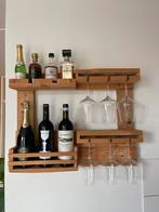 Houten wijnrek, Ophalen, Zo goed als nieuw, Minder dan 5 flessen, Minder dan 50 cm