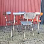 Vintage retro stoelen en tafel formica jaren 60, Ophalen, Huis en Inrichting