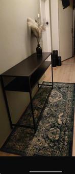 Zwarte sidetable, bijzettafel, Huis en Inrichting, Tafels | Sidetables, 50 tot 100 cm, Ophalen of Verzenden, Zo goed als nieuw