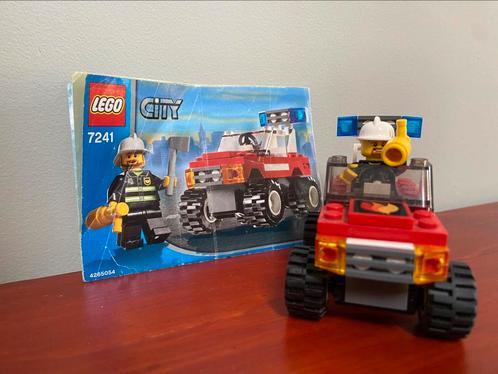 Lego City 7241 Brandweerauto, Kinderen en Baby's, Speelgoed | Duplo en Lego, Zo goed als nieuw, Lego, Complete set, Ophalen of Verzenden