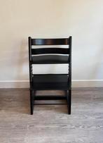 Zwarte Stokke Tripp Trapp kinderstoel, Ophalen, Zo goed als nieuw, Meegroeistoel