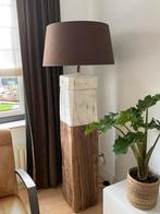 Mooie originele dukdalf / meerpaal vloerlamp, 150 tot 200 cm, Ophalen of Verzenden, Zo goed als nieuw, Hout