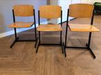 Leuke schoolstoelen, Huis en Inrichting, Stoelen, Ophalen, Gebruikt, Overige kleuren, Drie