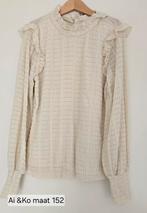 AI&Ko blouse maat 152 ZGAN, Meisje, Overhemd of Blouse, Ophalen of Verzenden, Zo goed als nieuw