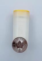 Tube zilver munten Maple Leaf 25 x 1oz Canada 2017, Ophalen, Zilver