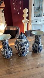 Delftsblauw Kaststel By BOCH / 3 stuks complete set., Ophalen