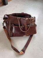 Chesterfield Leren Handtas Bruin, Sieraden, Tassen en Uiterlijk, Tassen | Damestassen, Ophalen, Gebruikt, Bruin, Handtas