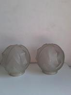Twee Art-Deco lampenbollen, Ophalen