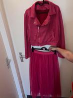 Rok en jasje mt XL, Ophalen of Verzenden, Zo goed als nieuw, Maat 46/48 (XL) of groter, Roze