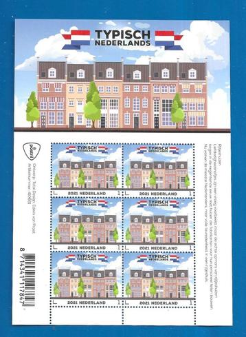 Typisch Nederlands 2021 Rijtjeshuizen (postzegelvel) beschikbaar voor biedingen