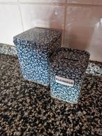 BLIKJES KLEINGELD SPAARPOTJE EN TROMMELTJE, Verzamelen, Blikken, Ophalen of Verzenden, Zo goed als nieuw, Overige, Overige merken