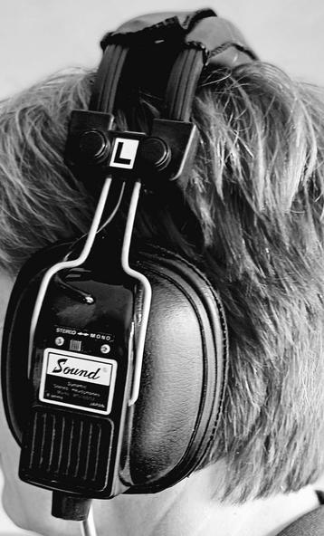 Retro koptelefoon, Sound, zwart beschikbaar voor biedingen