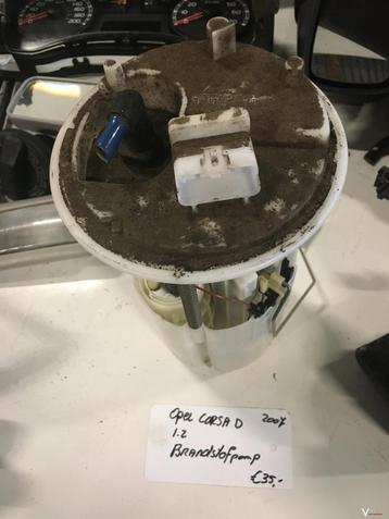 Opel Corsa D 1.2 2007 Brandstofpomp beschikbaar voor biedingen