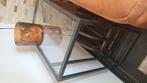 Bijzettafel glas Ikea, Ophalen, Minder dan 55 cm, Rond, Glas