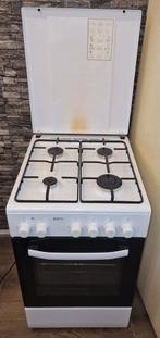 Goedwerkend Gasfornuis (Kan Bezorgd Worden)., Witgoed en Apparatuur, Fornuizen, Zo goed als nieuw, Gas, 85 tot 90 cm, 4 kookzones