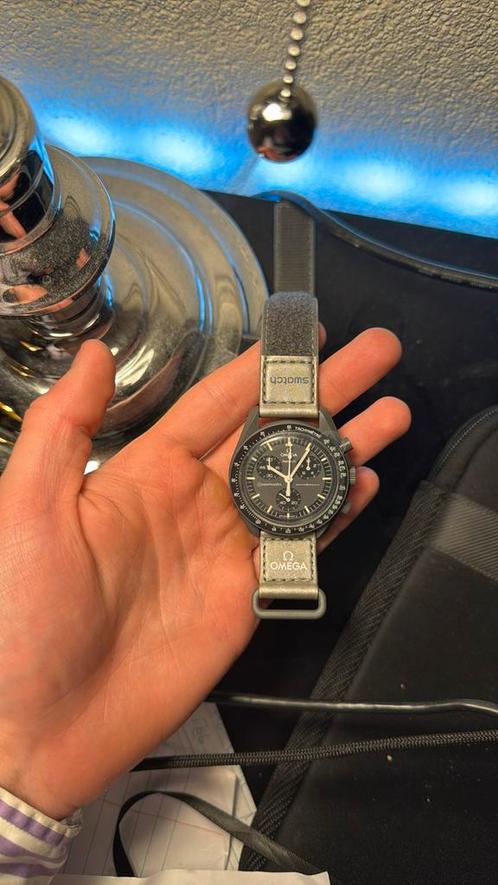 Omega x Swatch Mission mercrury ONGEDRAGEN INCL PAPIEREN, Sieraden, Tassen en Uiterlijk, Horloges | Heren, Zo goed als nieuw, Omega