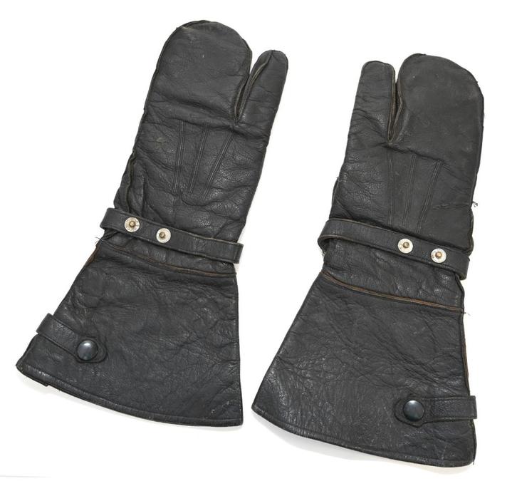 Luftwaffe Kradmelder Handschoenen ( LW-Bau-Geräte-Zug 2), Verzamelen, Militaria | Tweede Wereldoorlog, Luchtmacht, Kleding of Schoenen