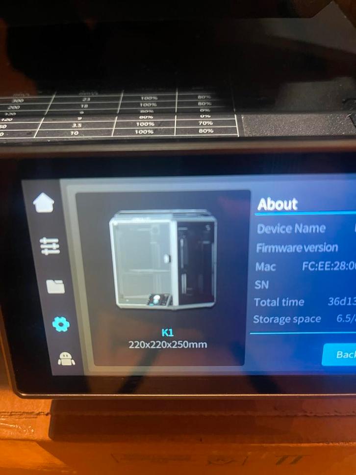 Creality K1 3D Printer - Snelle CoreXY Printer, Computers en Software, 3D Printers, Zo goed als nieuw, Ingebouwde Wi-Fi, Ophalen of Verzenden