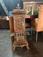 Kachel antiek potkachel kolenkachel jugendstil emaille, Huis en Inrichting, Kachels, Ophalen, Gebruikt, Overige brandstoffen, Potkachel